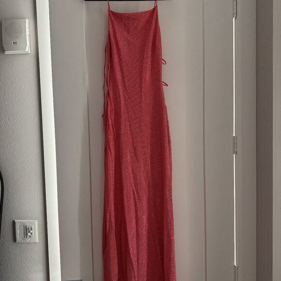 Cult Gaia Chantal Cutout Rhinestone Gown – Excellent Condition - Pink - Picture 2 of 4